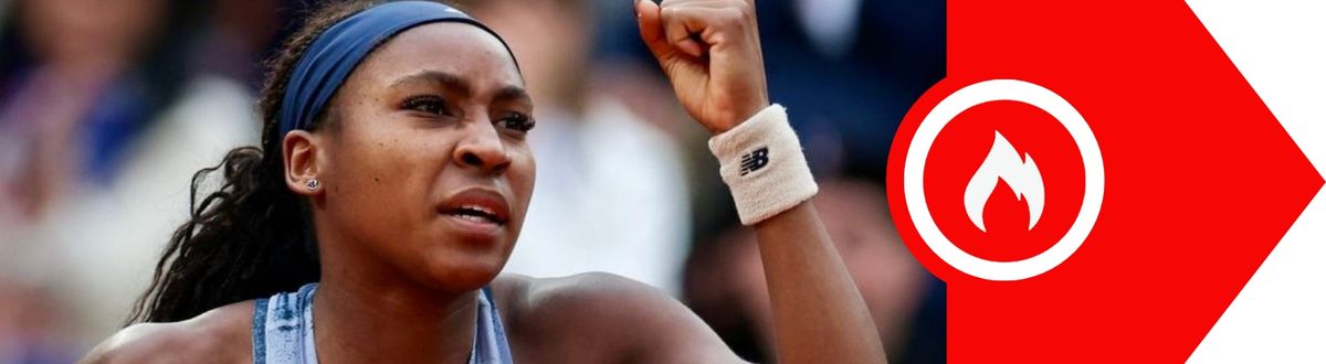 Victoire! Gauff était magnifique! taken in Rochester, N.Y. (Hot Button)